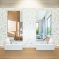 thumbnail image 5 of The Tile Life Eterna Hex 1" x 1" Oro Blanco Shiny Glass Hexagon Mosaic Wall Tile, 1 Sheet, 5 of 9