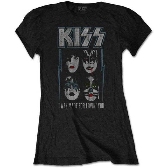 KISS Ladies T-Shirt: Made For Lovin' You (Large)