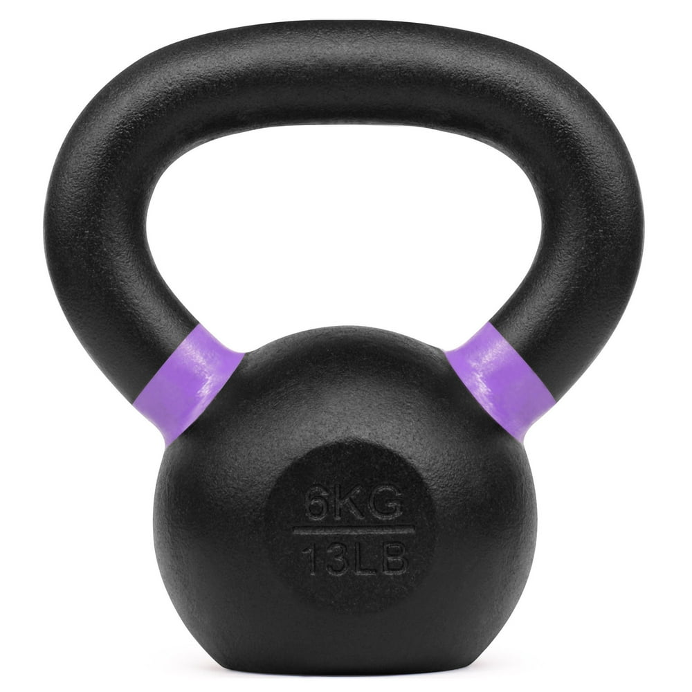 Yes4All Powder Coated Cast Iron Competition Kettlebell 6 kg / 13 lb