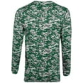 thumbnail image 2 of Augusta M Youth Digi Camo Wicking Long Sleeve T-Shirt Dark Green Digi 2789, 2 of 5