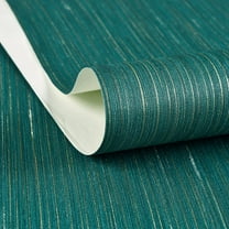 Grasscloth Wallpaper Textured 24in X 393in Fabric Contact Paper Teal Green Wall Paper Textured Linen Wallpaper Peel and Stick Self-Adhesive Teal Thick Vinyl Embossed Film (Green)