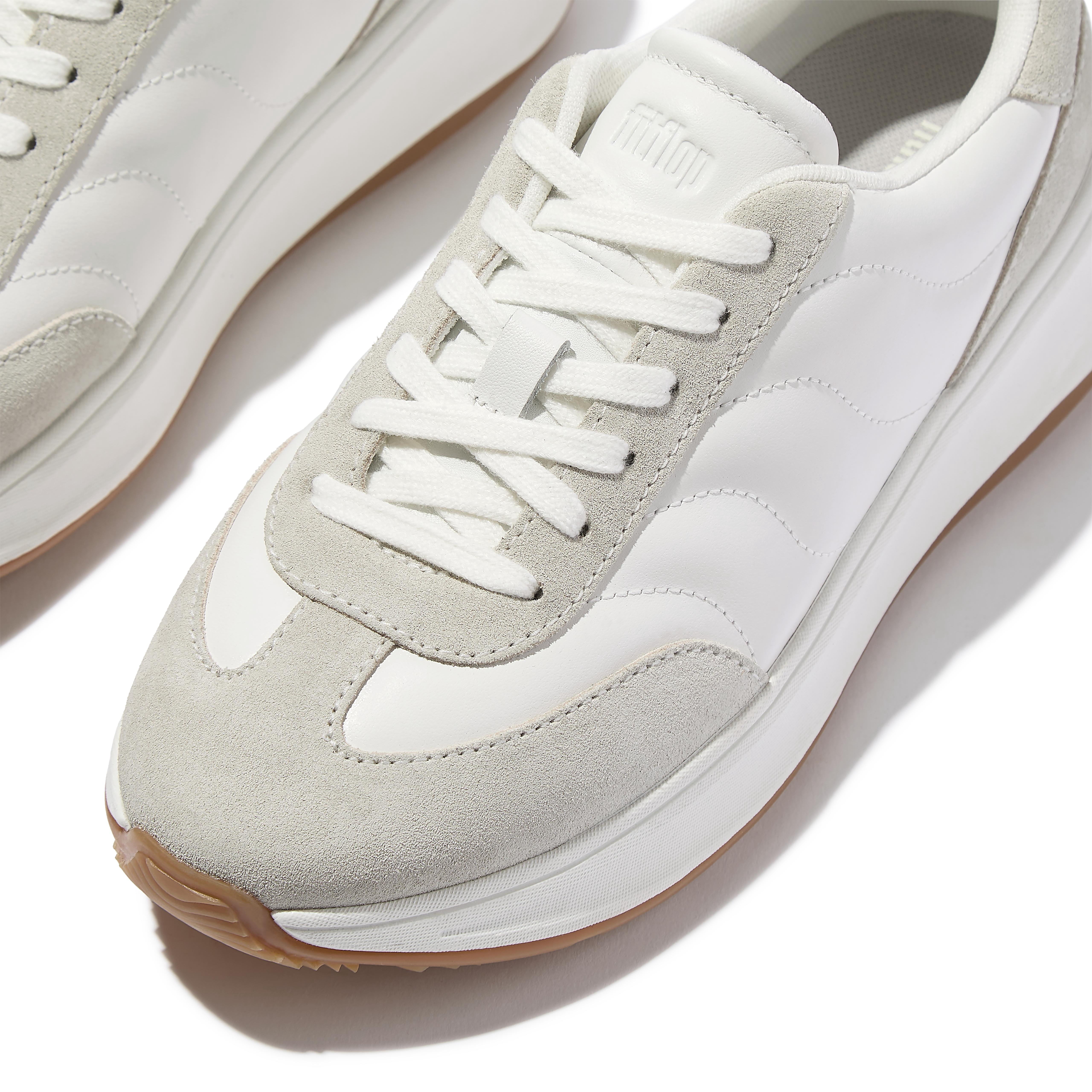 Fitflop Women's F-Mode T-Toe Wave Trainer Lace-up Sneakers