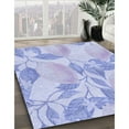 thumbnail image 3 of Ahgly Company Tapis Rond Lavable en Machine Intérieur Transitionnel Bleu Ciel, 4 Pieds Rond, 3 of 7