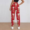 thumbnail image 3 of Women's Sweatpants, Cute Christmas Moose Baggy Sweatpants Joggers for Women, Fall Outfits for Women 2024 Lounge Yoga Athletic Workout Pants with Pockets, 3 of 7