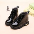 thumbnail image 3 of JFBUJC Bottes Imperméables en Cuir Pu pour Filles, 3 of 5