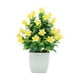 thumbnail image 1 of Plantas artificiales en maceta, arreglos florales artificiales para escritorio, hogar y jarrón decorativo de plástico para salón, dormitorio y baño, 1 of 6