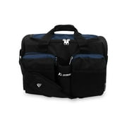 Everest Unisex Sports Duffel Bag with Wet Pocket, Navy Blue