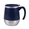 thumbnail image 2 of Tropical Leaf 500 ml Stainless Steel Insulated Travel Mug, Dark Blue, 2 of 7