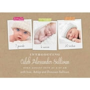 Polaroid Standard Baby Announcement