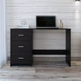 thumbnail image 2 of RST Brands Holbrook Wood 3-Drawer Desk in Black Veneer, 2 of 5