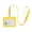 Yellow, variant on LYINGF Double-Sided Transparent Employee Work Card Holder Employee Plastic ID Card, Plastic Case Card Protector Pouch for Office ID Credit Cards Proximity Driver’s Licenses and Passes
