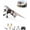 #A005C, variant on Power-Up RC Paper Airplane Kit with Gyro Stabilizer – DIY Electric Remote Control Plane, Dual Propellers, Foldable Flying Stem Toy, Micro Fixed Wing Drone (Three Electrics)