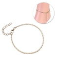 thumbnail image 1 of Worgeous Thin Chain Ankle Charm Adjustable Anklet Bracelets for Women Leg Foot Jewelry 1 Set, 1 of 4