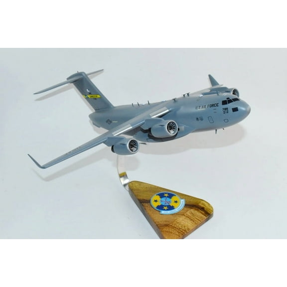 437th AMXS (07-7189 Charleston) C-17 Model, 1/116th Scale, Mahogany, Cargo