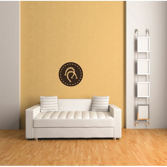 Custom Wall Decal Horseshoes - - Vinyl Wall Sticker : 16 X 16"