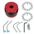 thumbnail image 1 of Universal Racing Car Steering Wheel Quick Release Adapter Hub Boss Kit with Button Ball, 1 of 11