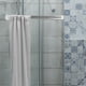 thumbnail image 4 of Barra de cortina de ducha de baño de acero inoxidable Barra de tensión ajustable para cortina de ducha, 4 of 6