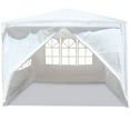 thumbnail image 5 of Patio Umbrellas 10'x10' Party Tent Outdoor Heavy Duty Gazebo Wedding Canopy + 4 Removable Walls,Market Umbrellas, 5 of 20