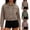 Khaki jacket women, variant on Women's Oversized Studded Denim Jacket Long Sleeve Jean Jacket Casual Loose Fit Rivet Jeans Coats with Pockets Khaki,L