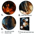 thumbnail image 3 of Designart "Twilight Nativity Scene Religious Art" Christianity Floater Framed Wall Art Prints, 3 of 5