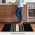 thumbnail image 5 of Black Beige Striped Door Mat&nbsp;Indoor Outdoor Entrance, Non Slip Rug for Kitchen Bathroom Entryway Rug, Modern Farmhouse Retro Lines Washable Doormat Floor Mat for Office Home Decor 24x36 Inch, 5 of 8