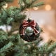 thumbnail image 1 of Special Christmas Tree Pendant, Ball Christmas Tree Decorations, Foldable LED String Lights, Festive Home Office Bedroom Decor, Metal Frame, Wooden Base, for Dorm, 1 of 9