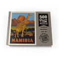 thumbnail image 4 of MyPuzzle - Namibia, Africa, Vintage Poster - Premium 500 Piece Jigsaw Puzzle for Adults, 4 of 6