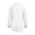 thumbnail image 4 of Vedolay Jackets for Women Suit Jackets for Women Blazers for Work Casual Open Front Long Sleeve Work Office Jackets,White S, 4 of 5