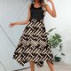 thumbnail image 1 of WILLBEST Vestido Midi De Verano Para Mujer, Informal, Fluido, Floral, Elegante, Chaleco Largo, 1 of 3