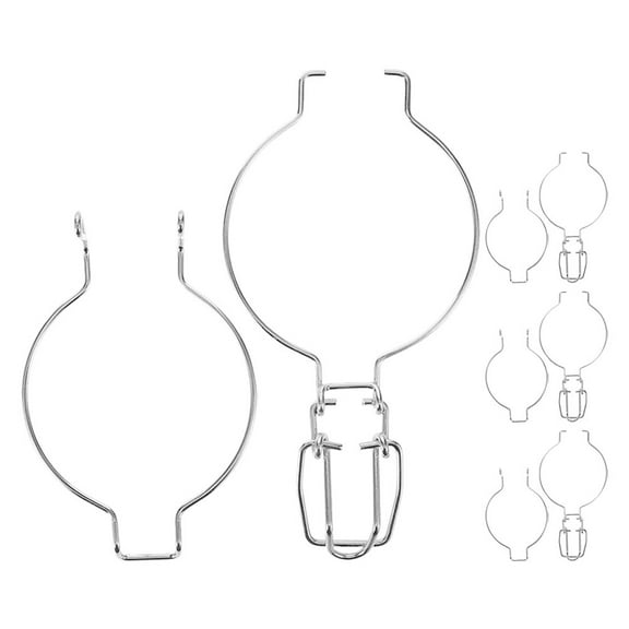 4pcs Mason Jar Wire Clamp Stainless Steel Wire Locking Canisters Wide Mouth Glass Jar Wire Clamp Canning Jar Accessories Wire Clamps For Kitchen Storage Replacement Wire Handles