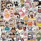 thumbnail image 3 of 50 stickers de Labubu de Pop Mart Decal para decorar portátiles, puertas de garaje, refrigeradores, guitarras, autos, álbumes de recortes, skateboards, maletas, motos y tablas de snowboard, 3 of 8