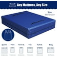 Cosy Family Mattress Bag for Moving and Storage, Blue, Cali King