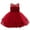 Red, variant on Cathalem Quality Dresses Birthday Gown Pageant Floral Girls Bridesmaid Baby Party Wedding Princess Dress Girls Jean Dress Baby Dress Pink 12-24 Months