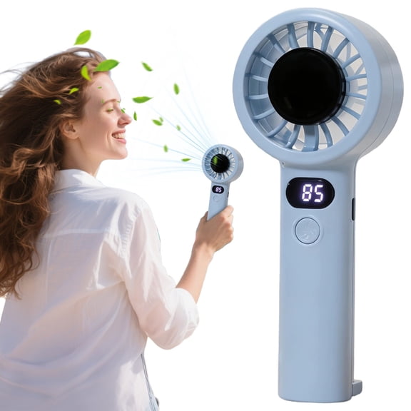 Homesteed Handheld Fan Portable Fan Rechargeable USB Operated Cooling Fan for Travel Office