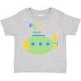 thumbnail image 3 of Inktastic Cute Green Submarine Boys or Girls Toddler T-Shirt, 3 of 5
