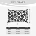 thumbnail image 4 of Zufioo Hand Drawn Tomatoes Print Double-sided Plush Pillow Cover,Decorative Pillow Protector without Pillow Core, Suitable for Sofa, Bedroom, Car-16"x24", 4 of 6