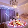 thumbnail image 3 of OUSITAID String Light Heart Shape Waterproof LED Curtain Fairy Lamp Decoration for Wedding Party Home, 3 of 8