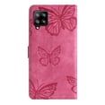 thumbnail image 2 of Compatible with Samsung Galaxy A22 4G Embossed Butterfly Case with Wallet and Kickstand Cover, 2 of 5