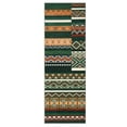thumbnail image 2 of Garvee 2'x6' Long Runner Rug Vintage Washable Runner Rug Entryway Rug Non Slip Bedroom Rugs for Living Room Bedroom, Green/Multi, 2 of 8