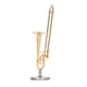 thumbnail image 5 of Modelo de trombón de casa de muñecas pintura en aerosol de latón casa de muñecas instrumentos musicales modelo simulación exquisita fina detallada para accesorios de casa de ANGGREK Otros, 5 of 8