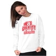 thumbnail image 5 of Number 1 Greatest Mom in the World Women Crewneck Sweatshirt Brisco Brands X, 5 of 6