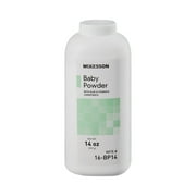 McKesson Baby Powder with Cornstarch, Aloe, Vitamin E - Fresh Scent, 14 oz, 12 Ct