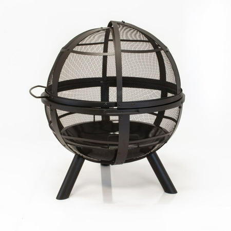 Outdoor Leisure Products Model 5510 30 inch Fireball Black outdoor fireplace.