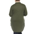 thumbnail image 3 of White Mark Long Button-Down Shirt Dress (Women's & Women's Plus), 3 of 5