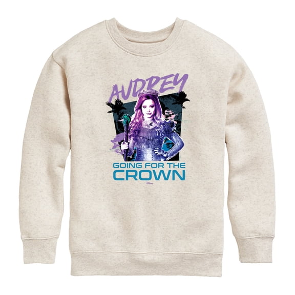 Descendants - Audrey Going For The Crown - Youth Boys Crew Fleece Sweatshirt