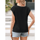 thumbnail image 5 of Blusas Elegantes e Informales de Corta para Mujer, Color Negro, Talla XL, 5 of 8