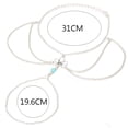 thumbnail image 6 of SmartBy Women Vintage Multilayer Beach Barefoot Sandal Foot Tassel Jewelry Anklet Chain, 6 of 6