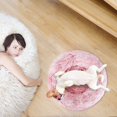 thumbnail image 3 of Donut Dog Cat Bed, Soft Plush Pet Cushion, Anti-Slip Machine Washable Self-Warming Pet Bed - Improved Sleep for Cats Small Medium Dogs (Multiple Sizes), 3 of 6
