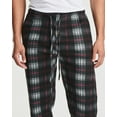thumbnail image 4 of Real Essentials 3 Pack: Mens Fleece Plaid Pajama Pants - Lounge Pajama Bottoms(Available in Big & Tall), 4 of 6