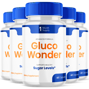 Gluco Wonder Advanced Formula Glycogen Support Health & Wellness Supplement 300 Capsules